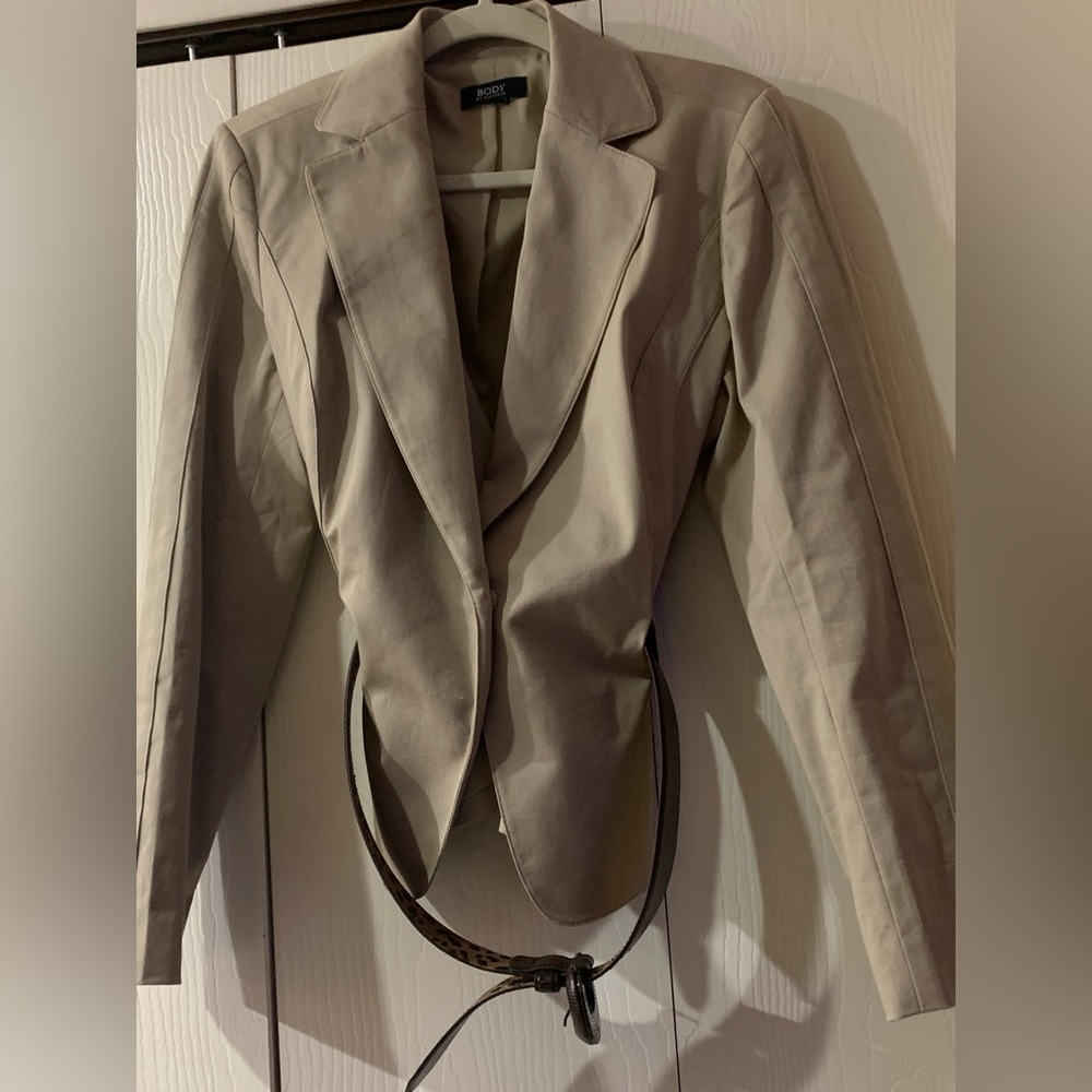 Victoria's Secret Tan Blazer with Belt